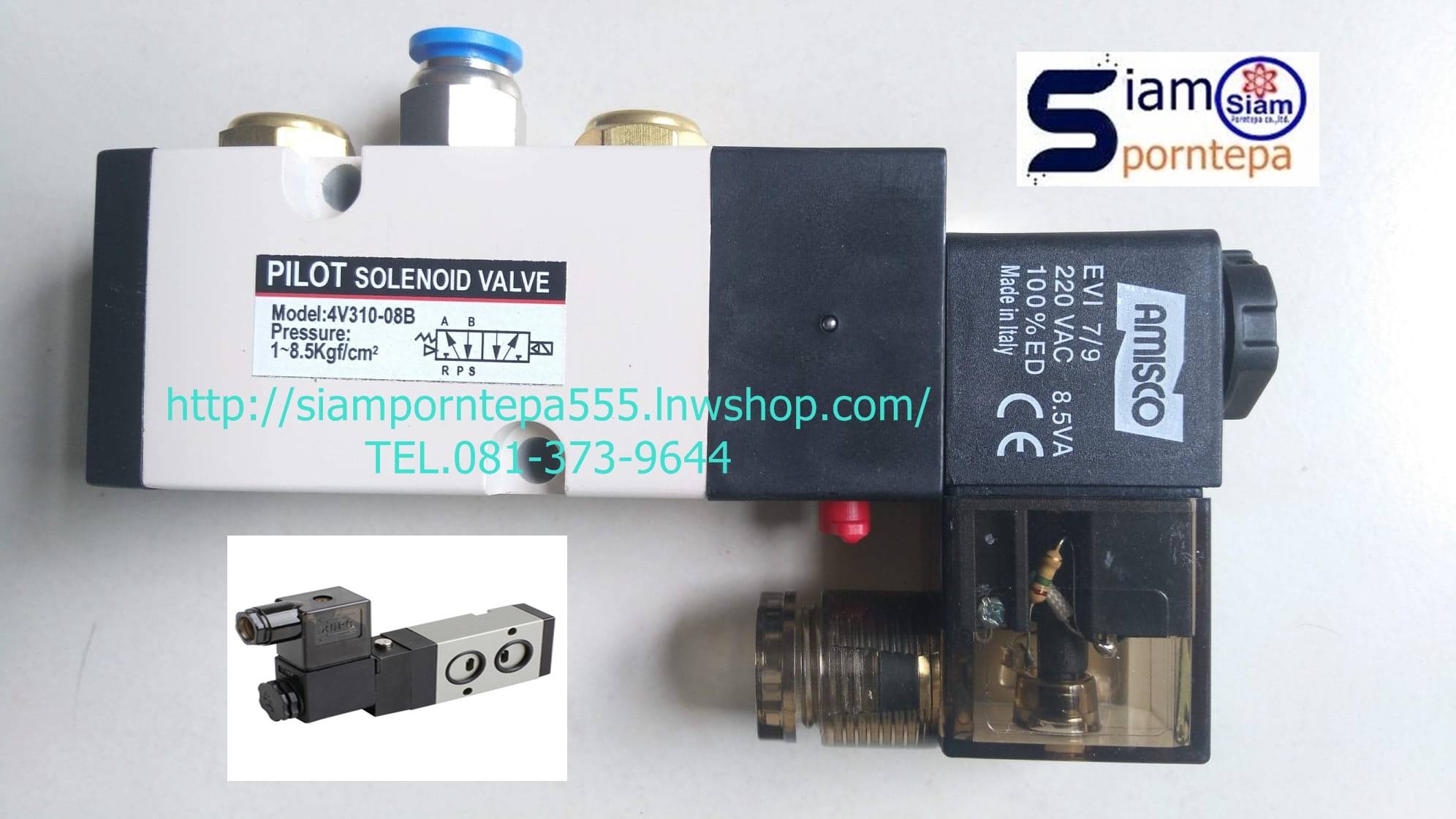 4V310-08B-220V Amisco Solenoid valve Namur size 1/4"